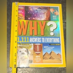 National Geographic Kids Hardcover WHY Book. EUC